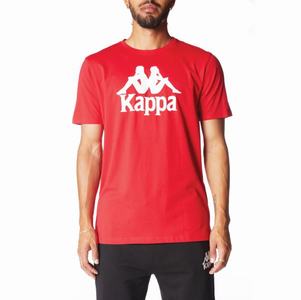 Kappa Authentic Estessi T Shirts Red White | PV3871254