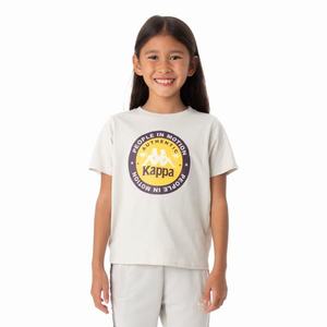 Kappa Authentic Franeker T Shirts Grey Silver | GD1856492