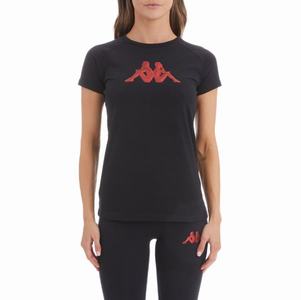 Kappa Authentic Geneve T Shirts Black | FW5604291