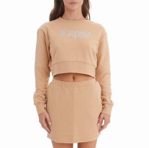 Kappa Authentic Gobret Sweatshirts Beige | OR7182359
