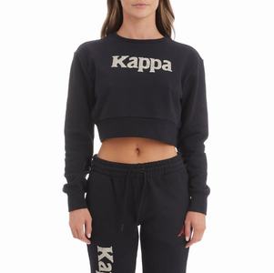 Kappa Authentic Gobret Sweatshirts Black | OJ6479130