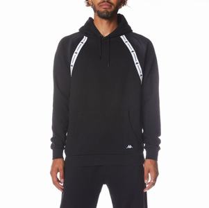 Kappa Authentic Jpn Lodz Hoodie Black | ES7154983