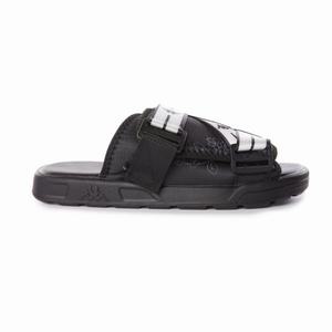 Kappa Authentic Jpn Ridew 1 Sandals Black White | RA3620185