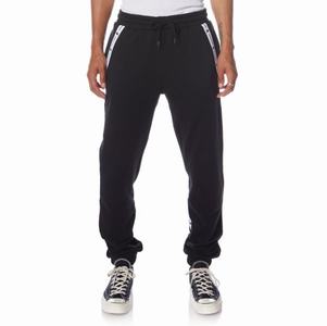 Kappa Authentic Jpn Warsaw Sweatpants Black | VL7612038