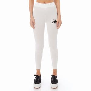 Kappa Authentic Love Tarnow Leggings White | CF3260951