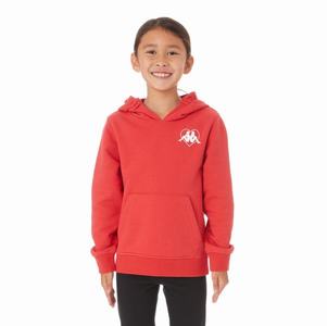 Kappa Authentic Love Torun Hoodie Red | WE4138079