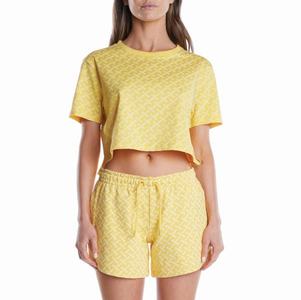 Kappa Authentic Marphy T Shirts Yellow Brown | YP5976810