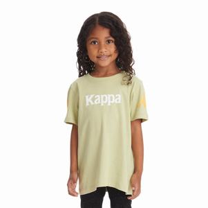 Kappa Authentic Paroo T Shirts Green Olive | QZ6430982