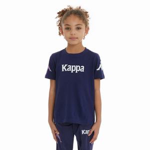 Kappa Authentic Paroo T Shirts Navy | TN5736410