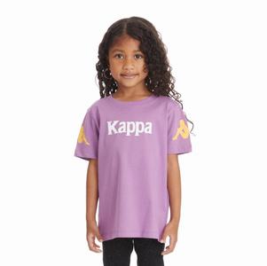 Kappa Authentic Paroo T Shirts Purple Lavender | CQ2149376