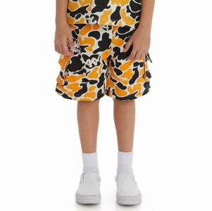 Kappa Authentic Pathos Shorts Black Light Orange | ZY2980641