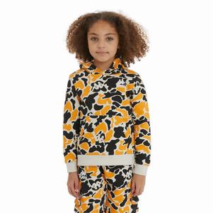 Kappa Authentic Picadilly Hoodie Black Light Orange | UC1985427