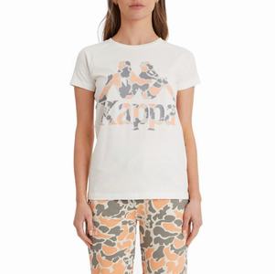 Kappa Authentic Pinkar T Shirts White Coral | SA9560432