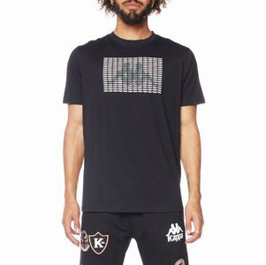 Kappa Authentic Ramone T Shirts Black | TY4586203