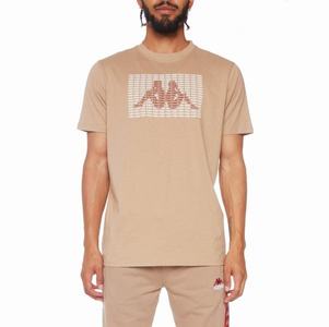 Kappa Authentic Ramone T Shirts Brown | DN9236851