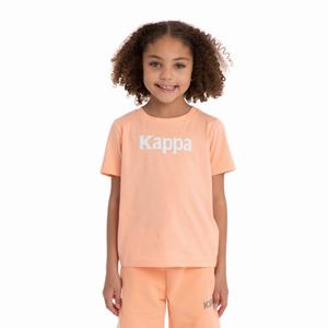 Kappa Authentic Runis T Shirts Coral White | NO6027195