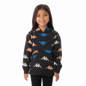 Kappa Authentic Sneek Hoodie Black | UF3078216