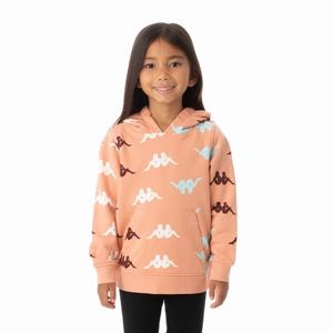 Kappa Authentic Sneek Hoodie Pink Coral | BS3586109