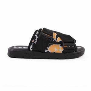 Kappa Authentic Taisy 1 Slides Black Light Yellow | BO3104975