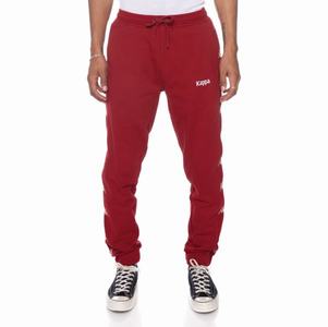 Kappa Authentic Volki Sweatpants Burgundy | KC4769203