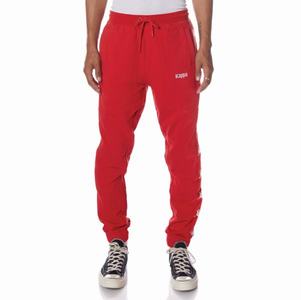 Kappa Authentic Volki Sweatpants Red White | QP2310489