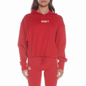 Kappa Authentic Voty Hoodie Red | XM7453206