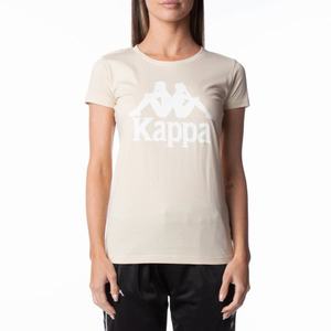 Kappa Authentic Westessi T Shirts Beige White | MK8069243