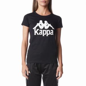 Kappa Authentic Westessi T Shirts Black White | CI0614985