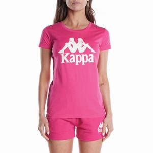 Kappa Authentic Westessi T Shirts Pink Brown | FJ1830246