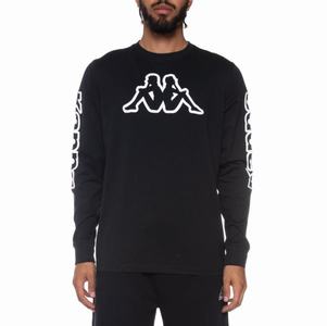 Kappa Logo Aby T Shirts Black | HR6759243