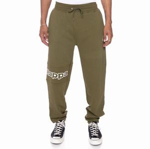 Kappa Logo Arctplus Sweatpants Olive Green | JM3092685