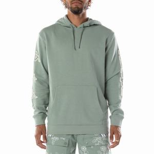 Kappa Logo Avo Hoodie Olive | KX7632910