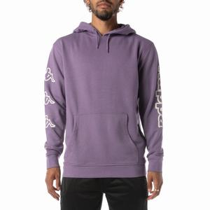 Kappa Logo Avo Hoodie Purple | CI1250739