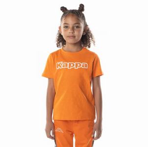 Kappa Logo Cabal T Shirts Orange | EC5967230