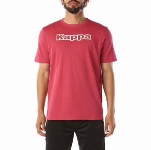 Kappa Logo Cabal T Shirts Red | EQ4910263