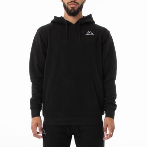 Kappa Logo Fleece Caiok Hoodie Black | UT5714980