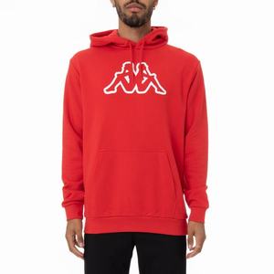 Kappa Logo Fleece Zavrok Hoodie Red Coral | QZ8569307