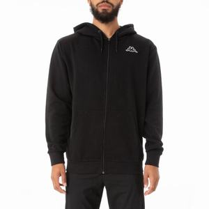 Kappa Logo Jackok Full Zip Track Jackets Black | PC2975683