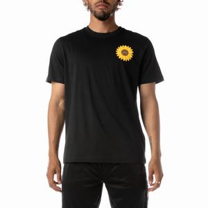 Kappa Logo Palusa T Shirts Black | KL8230547