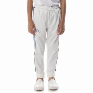 Kappa Logo Tape Alic 2 Track Pants White Blue | MR5783406