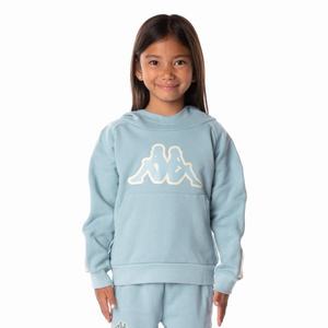 Kappa Logo Tape Apet 2 Hoodie Light Blue | DQ6379150