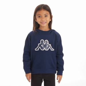 Kappa Logo Tape Apet 2 Hoodie Navy | WH9637450