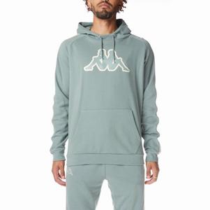 Kappa Logo Tape Apet 2 Hoodie Olive | YP9706241