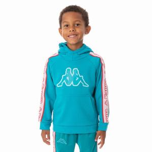 Kappa Logo Tape Apet 2 Hoodie Peacock | IT9054317