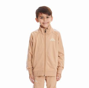 Kappa Logo Tape Artem 2 Track Jackets Beige | VT5873614