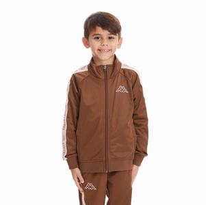 Kappa Logo Tape Artem 2 Track Jackets Brown | LO9301254