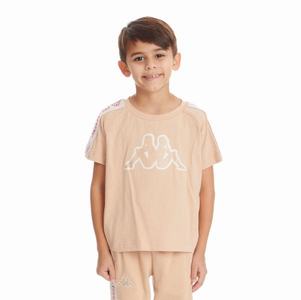 Kappa Logo Tape Avirec 2 T Shirts Beige | UJ4953762