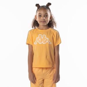 Kappa Logo Tape Avirec 2 T Shirts Light Orange | RO0784192
