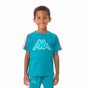 Kappa Logo Tape Avirec 2 T Shirts Peacock | EN2835769