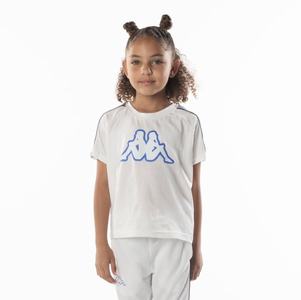 Kappa Logo Tape Avirec 2 T Shirts White Blue | JC9016234
